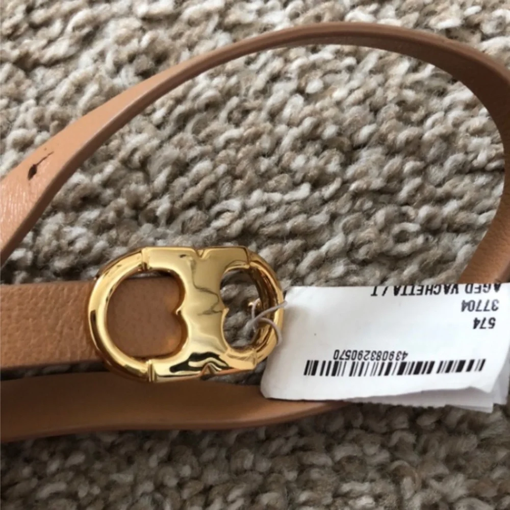 Tory Burch vachetta Gemini link double bracelet - Picture 5 of 5